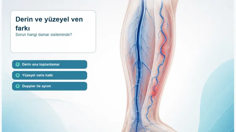 Derin Ven Yetmezliği ile Yüzeyel Ven Yetmezliği Arasındaki Fark Nedir?