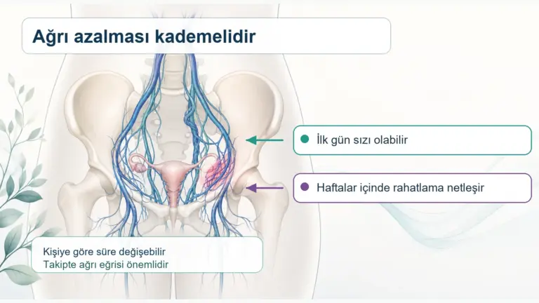 Pelvik Konjesyon Tedavisi Sonrası Ağrı Ne Zaman Azalır?